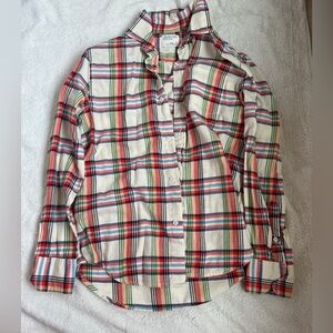 Crewcuts flannel button down, size 12